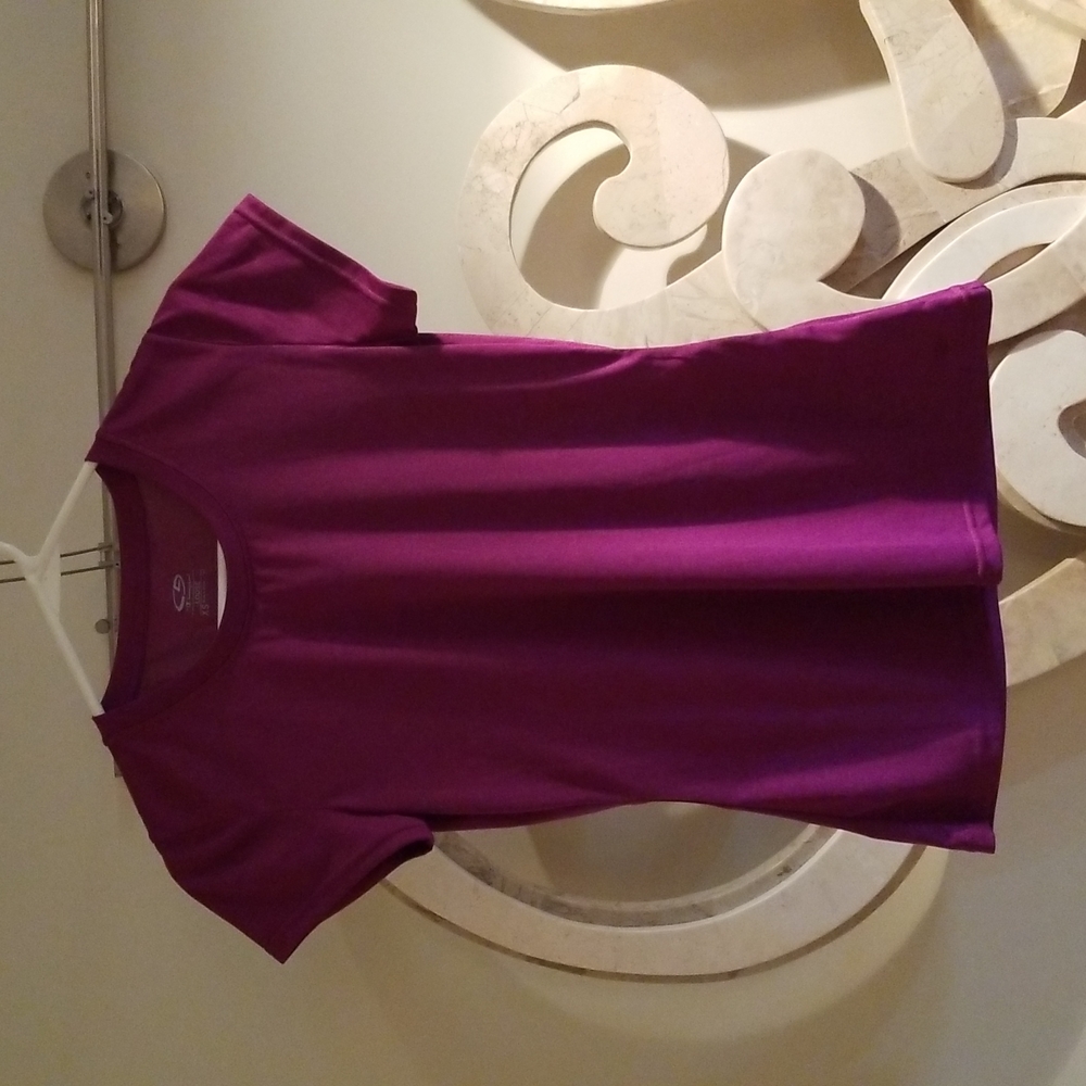 XS Champion Loose Purple Short Sleeve Sports Top